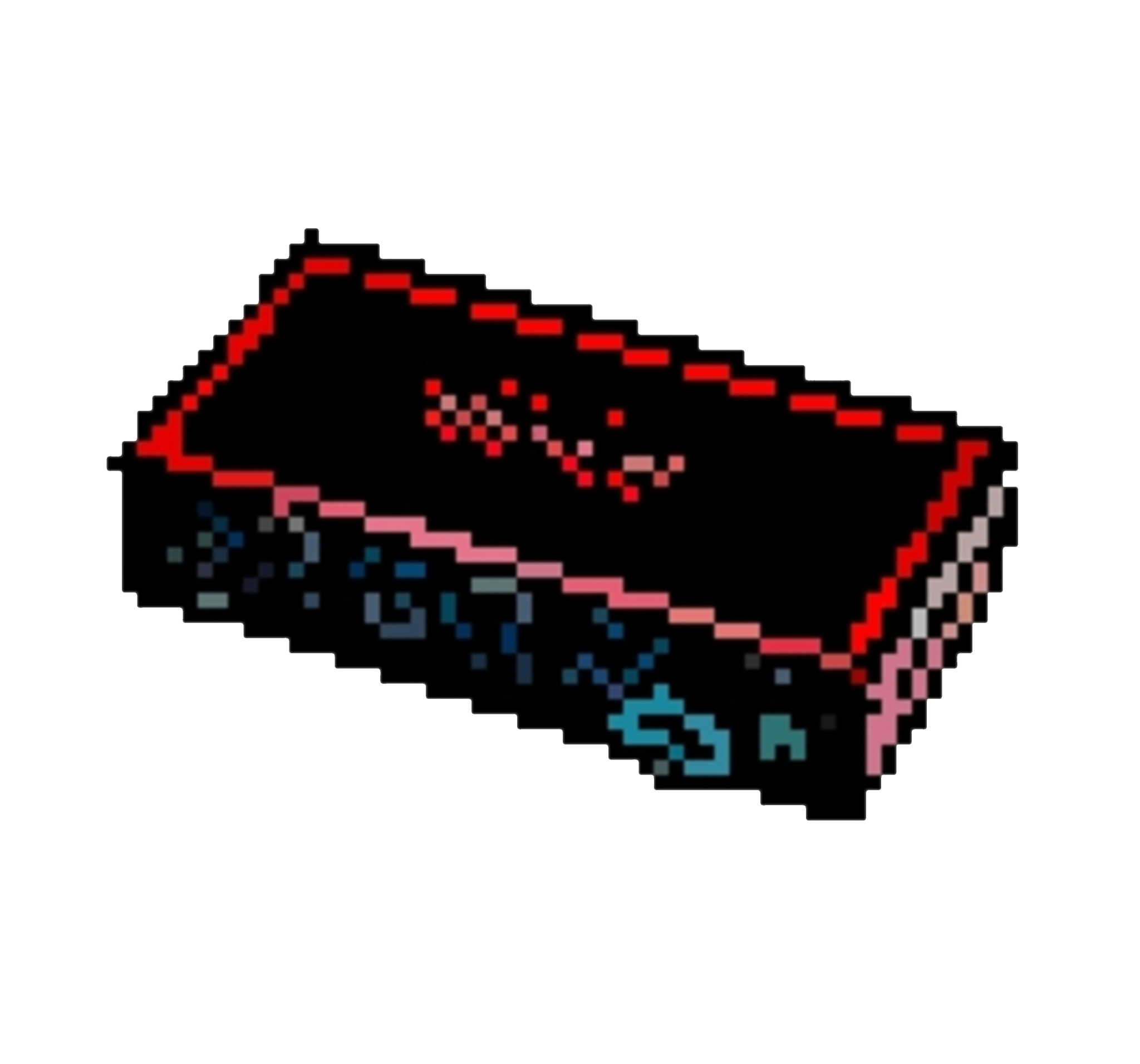 Pixel art of a Focusrite interface